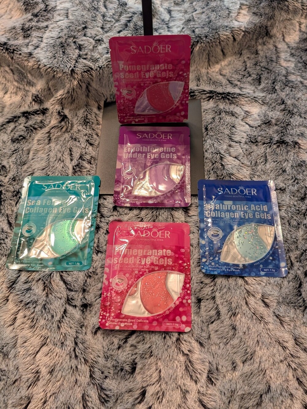 Hydrating Under Eye Gel Patches - Pink, Teal, Blue, Purple Variety